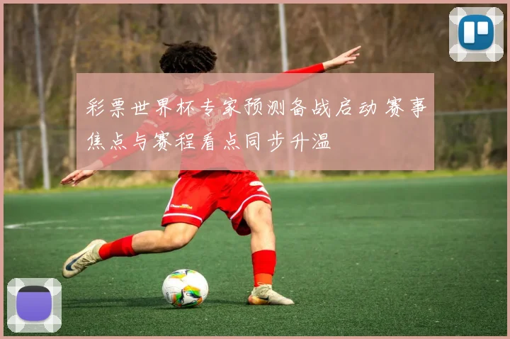彩票世界杯专家预测备战启动 赛事焦点与赛程看点同步升温