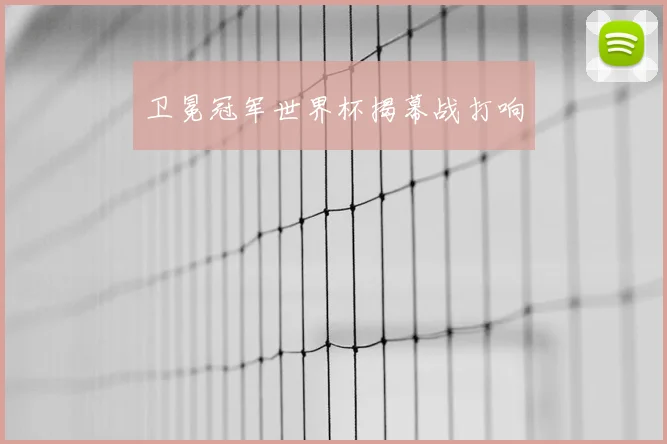 卫冕冠军世界杯揭幕战打响